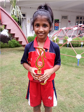 Khyati Tripathi - Best Chaser at Inter School ICSE U-17 Kho Kho championship - 2018